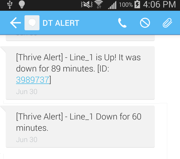 Thrive Text Alerts